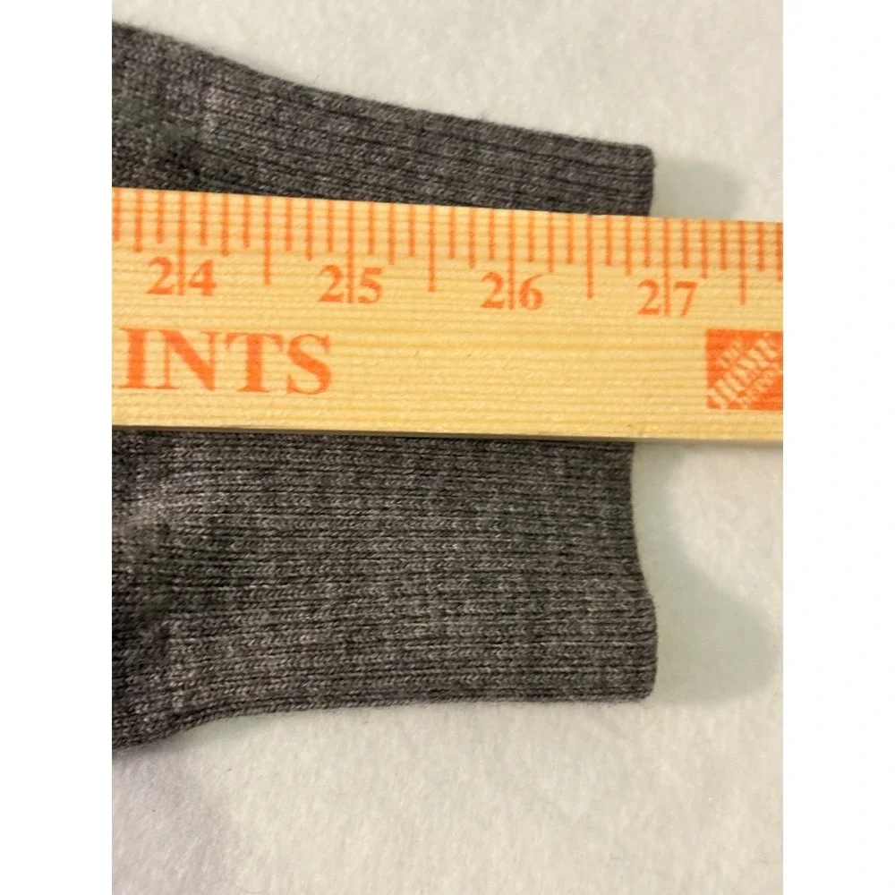 Banana Republic Sweater Mens L‎ Grey Excellent Merino Wool V-Neck Long Sleeve